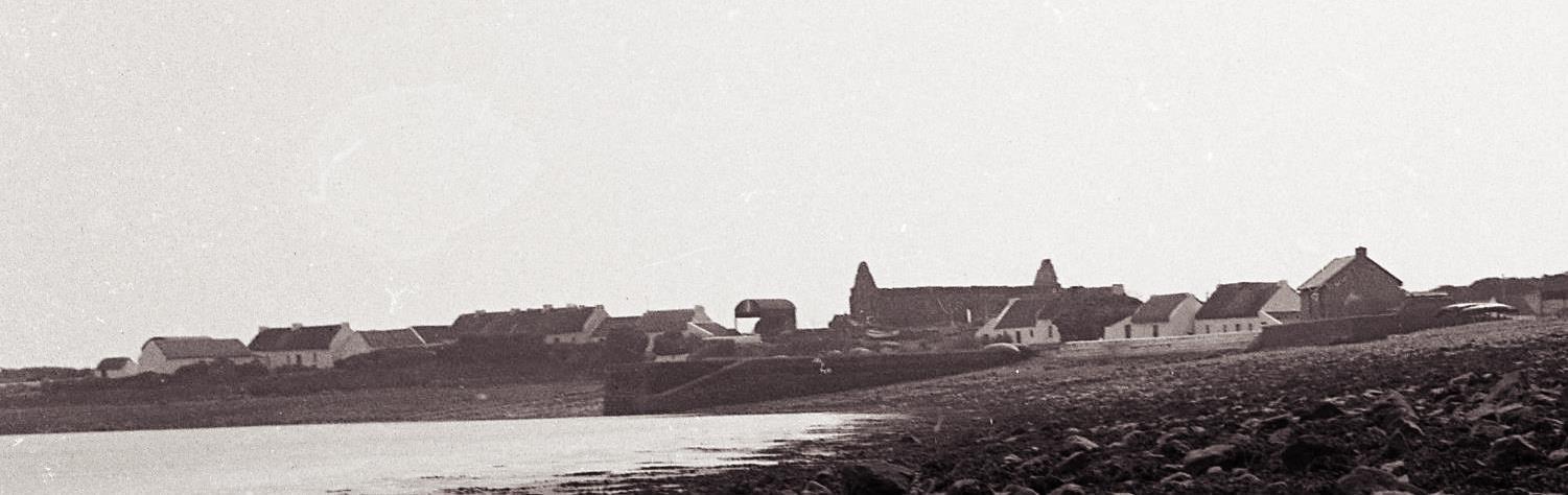 a vintage photo of an old airplane