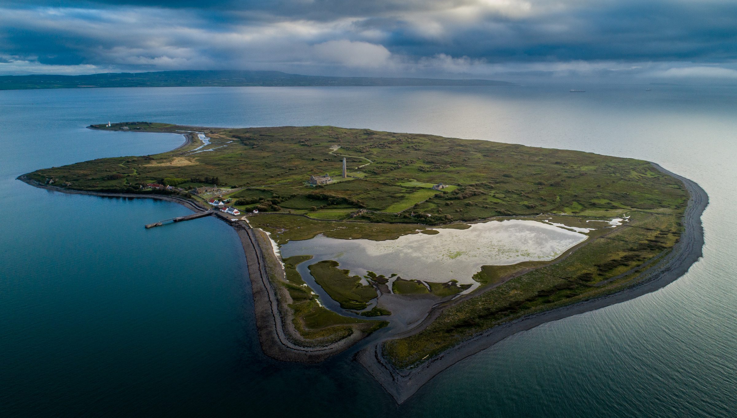a view of a large body of water
