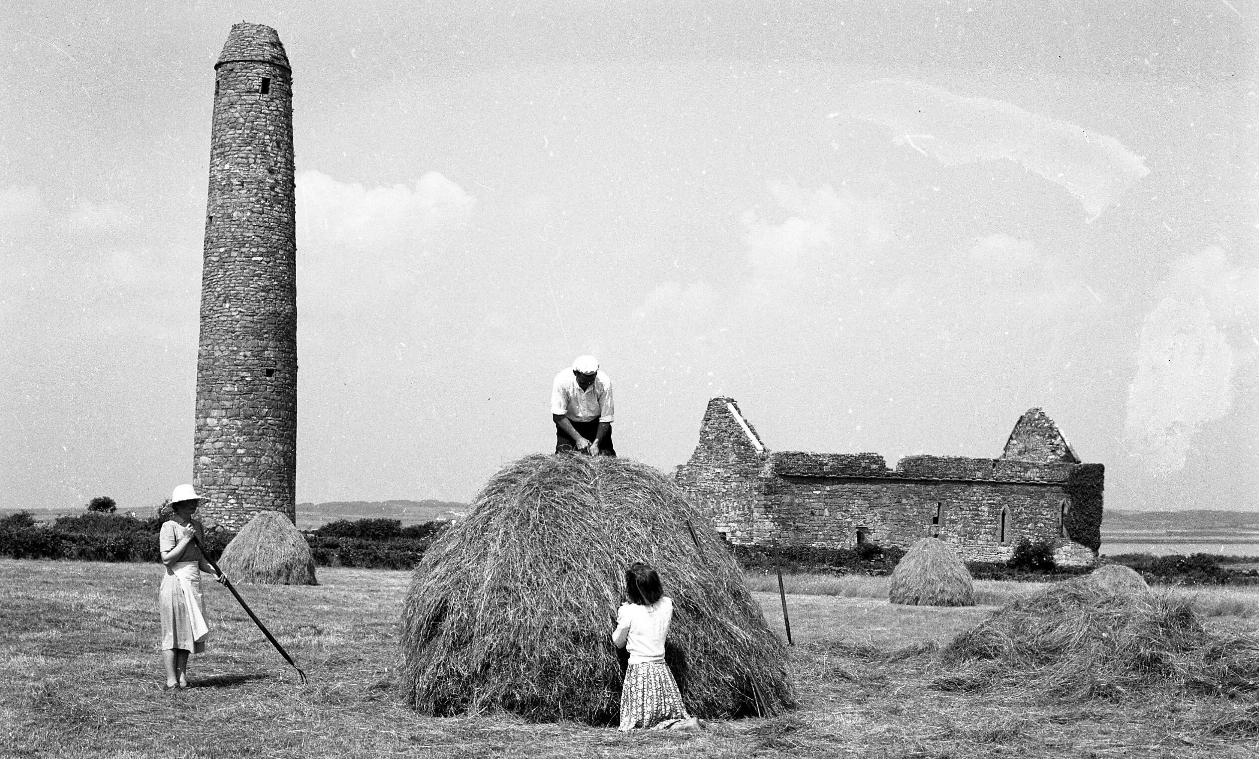 a group of people in a field